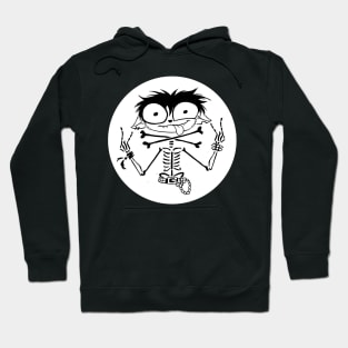 Skele Cat Punx Hoodie